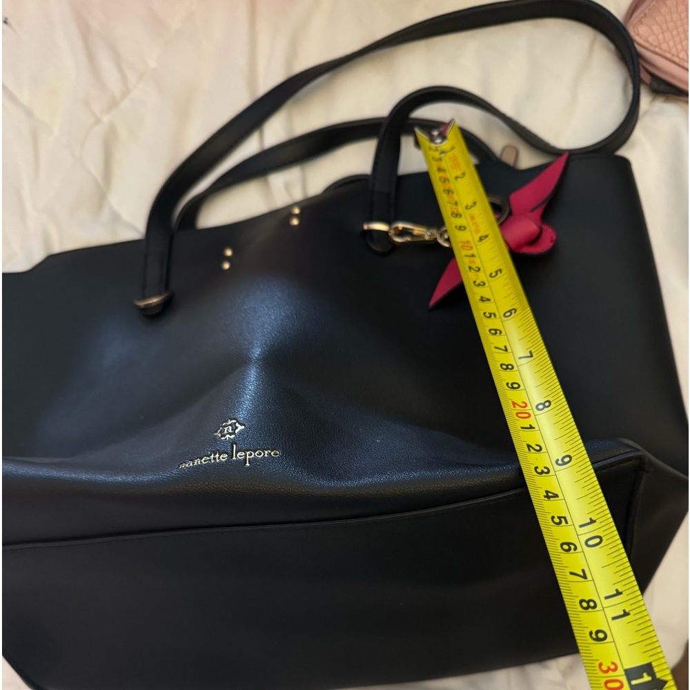 Nanette Lepore Evie black shoulder bag